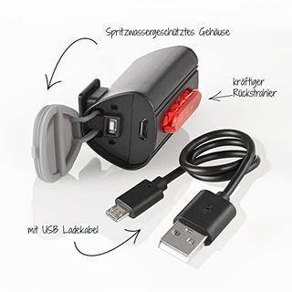 FISCHER USB Beleuchtungs-Set mit innovativer 360° Bodenleuchte