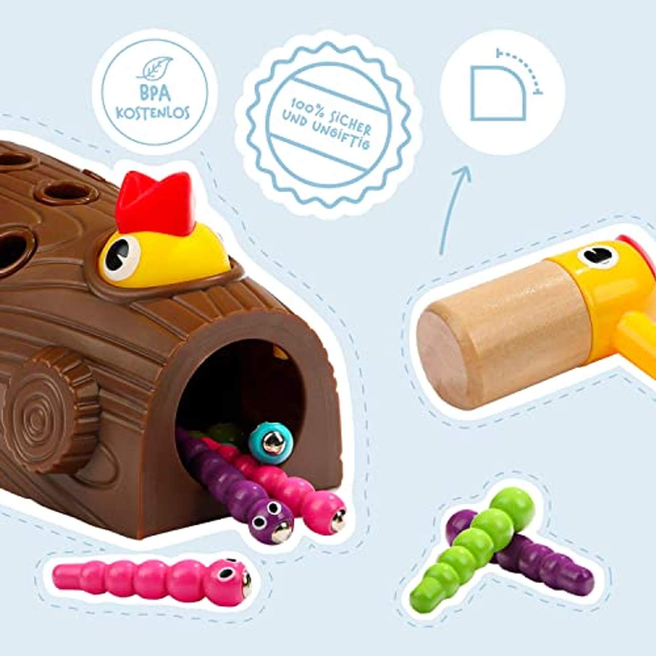 Nene Toys Lernspielzeug für Jungen und Mädchen 2 3 4 Jahre Alt