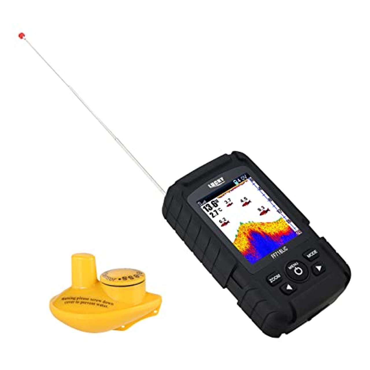 LUCKY Fishfinder Wireless Tragbarer Fisch-Finder 45 m/147feet