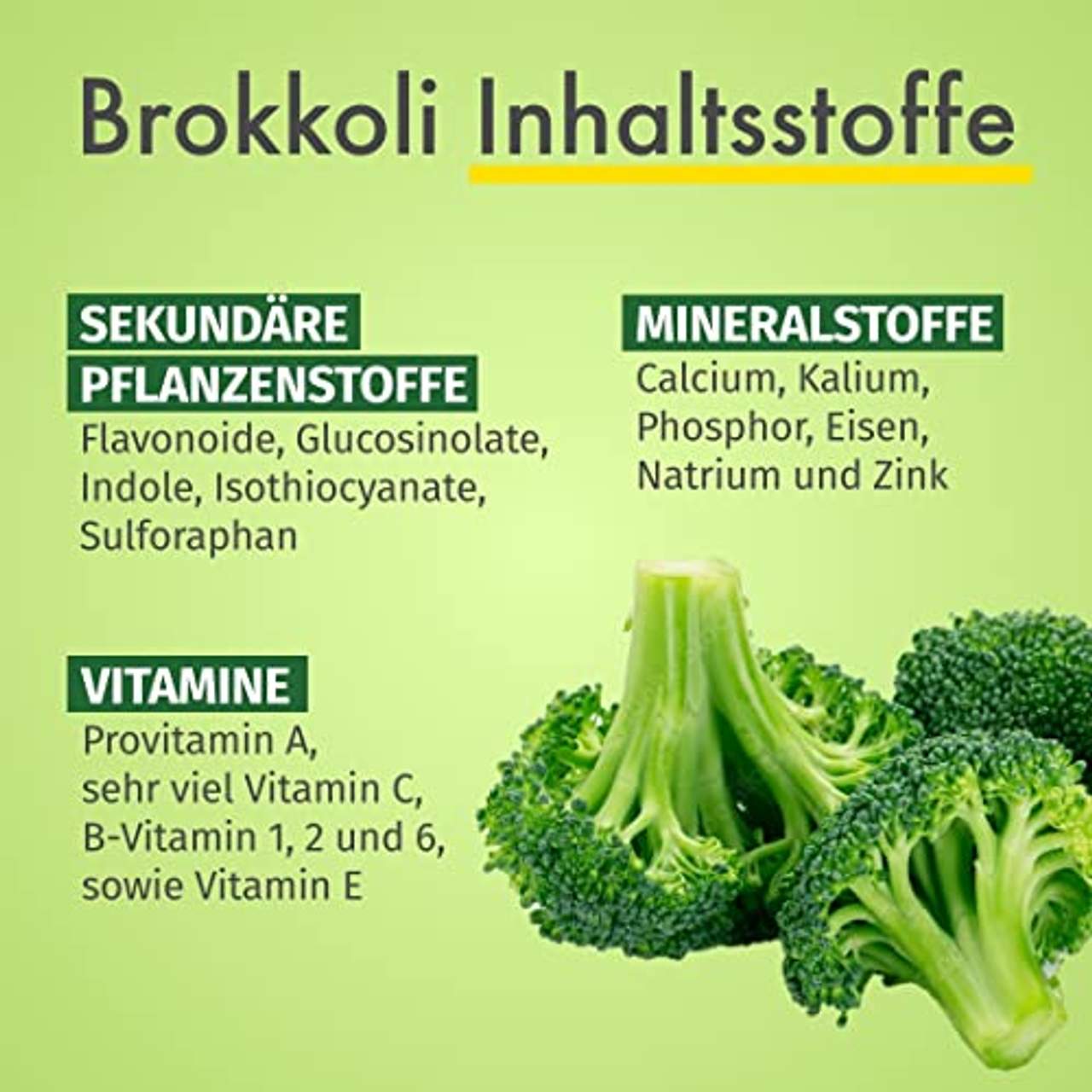 GREEN NATURALS Brokkoli Extrakt
