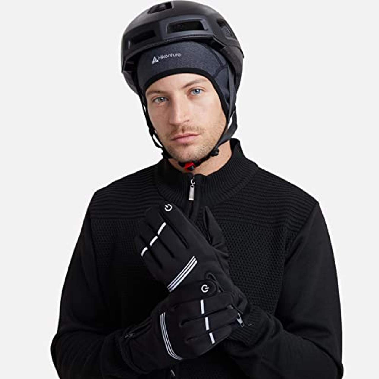 HIKENTURE-Fahrradhandschuhe-Superwarme Winddichte rutschfeste MTB-Handschuhe