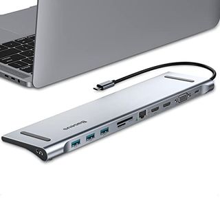 Baseus 11 in 1 Docking Station USB C Hub Triple Display USB C Adapter