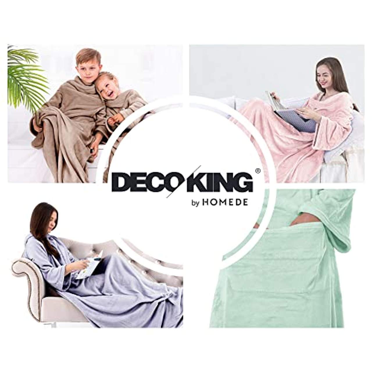 DecoKing 97236 TV-Decke 