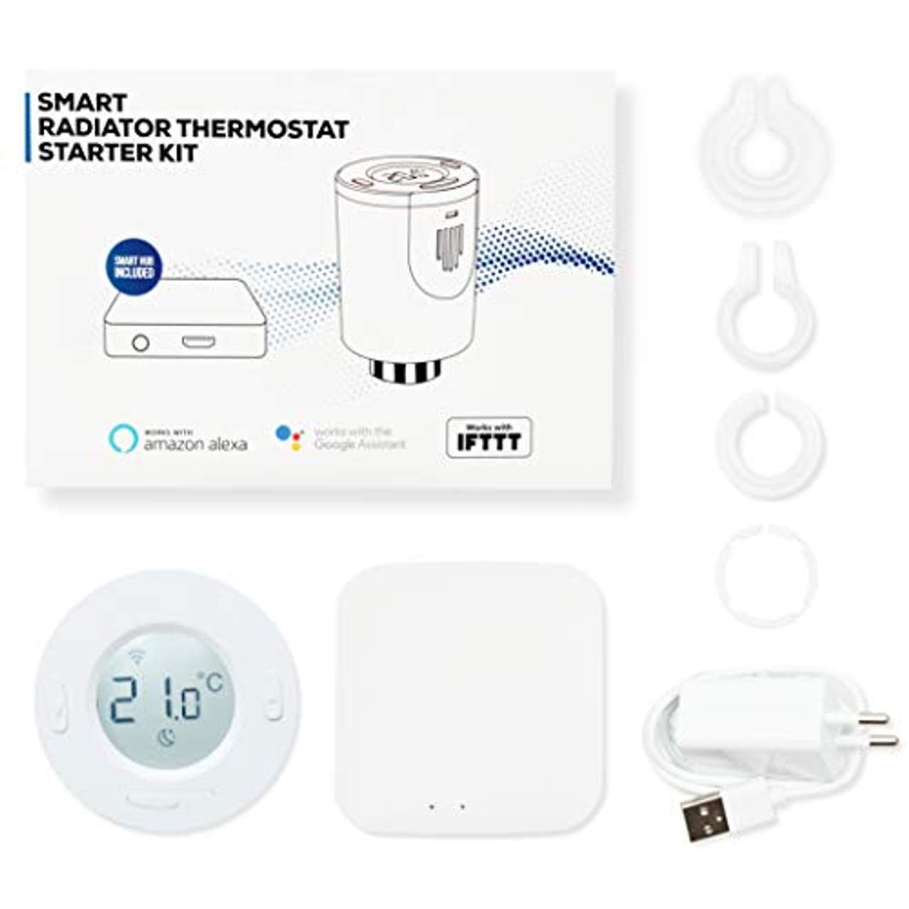 evanell° Smart Home Heizkörperthermostat WLAN 5st