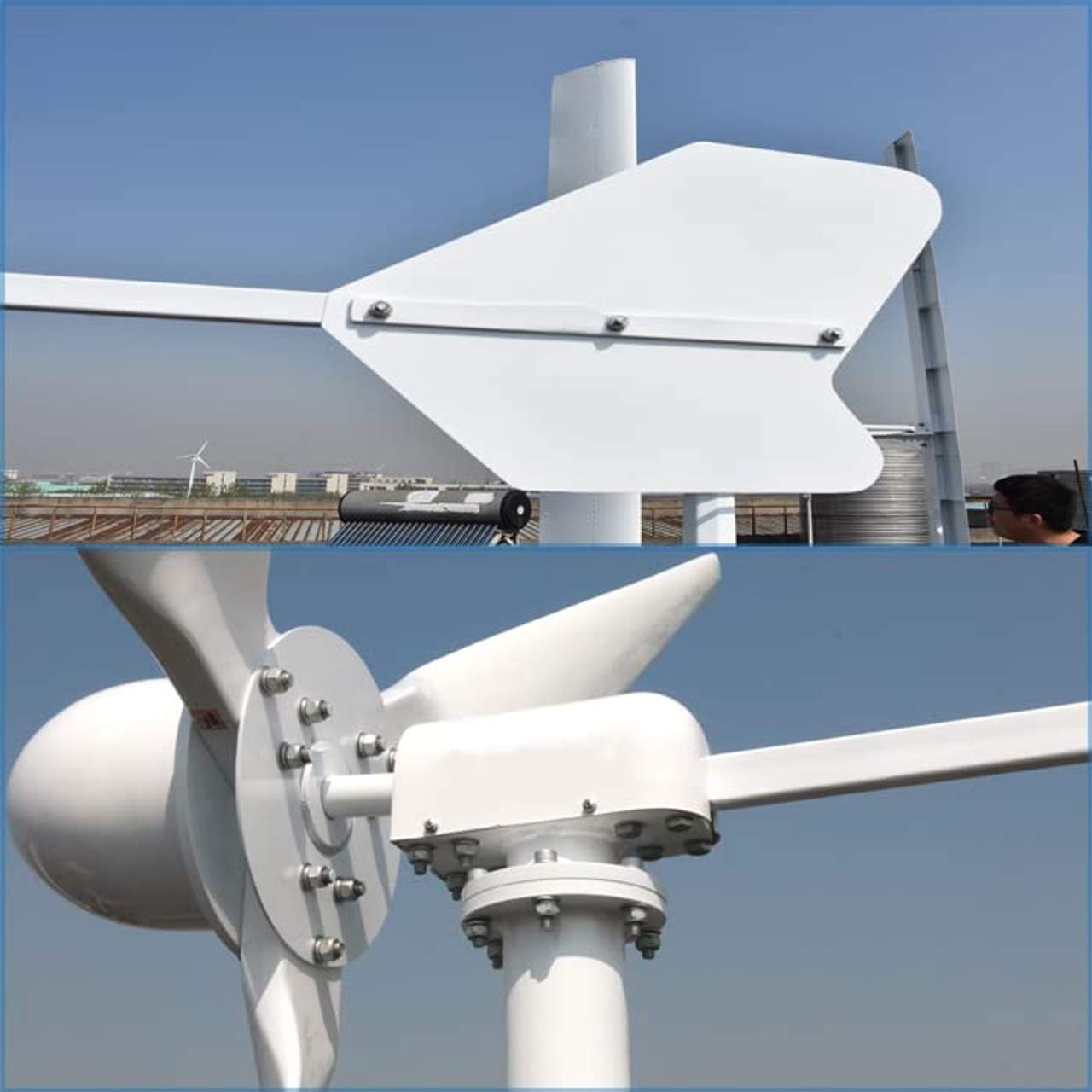 5000W Windkraftanlage Kits  96V Netzkopplung System