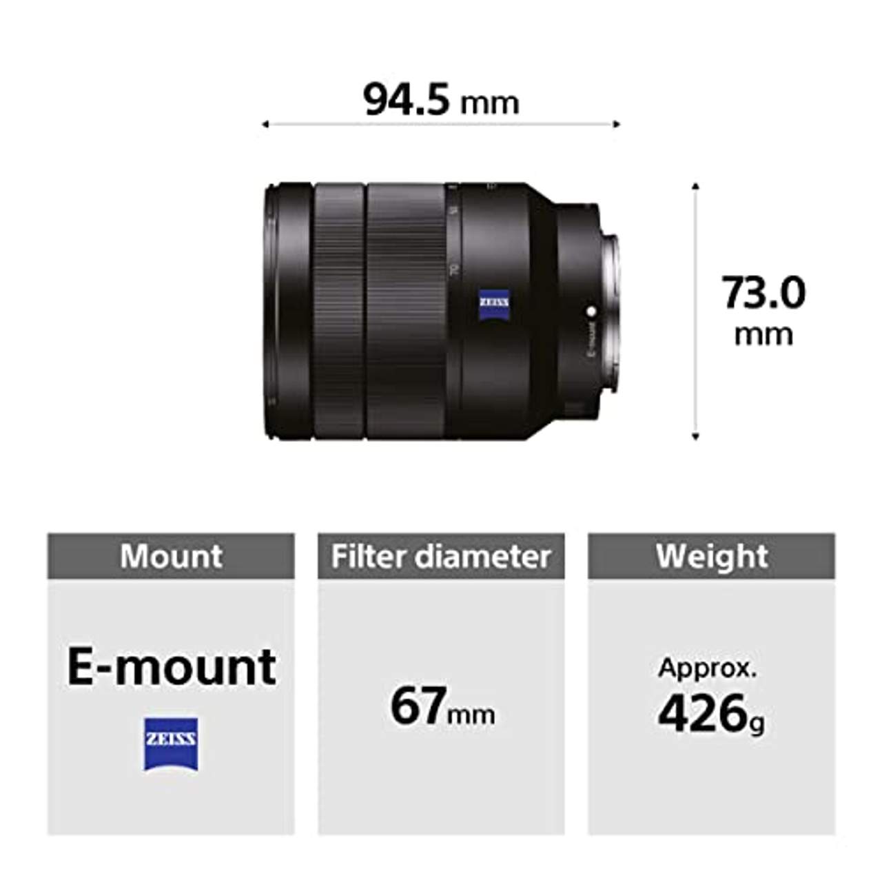 Sony SEL-2470Z Zeiss Zoom-Objektiv