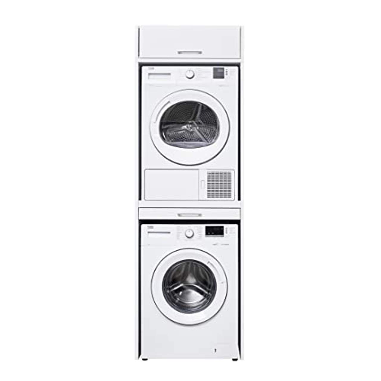 Waschturm Waschmaschinen- und Trocknerschrank