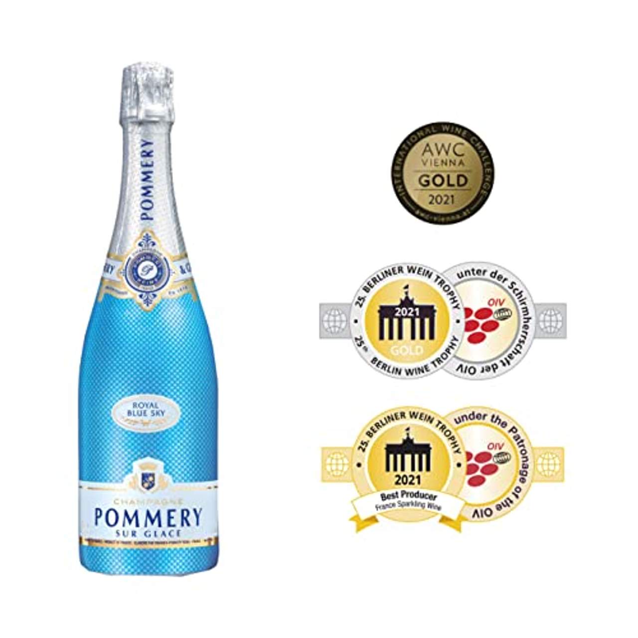 Pommery Royal Blue Sky Magnum Champagner