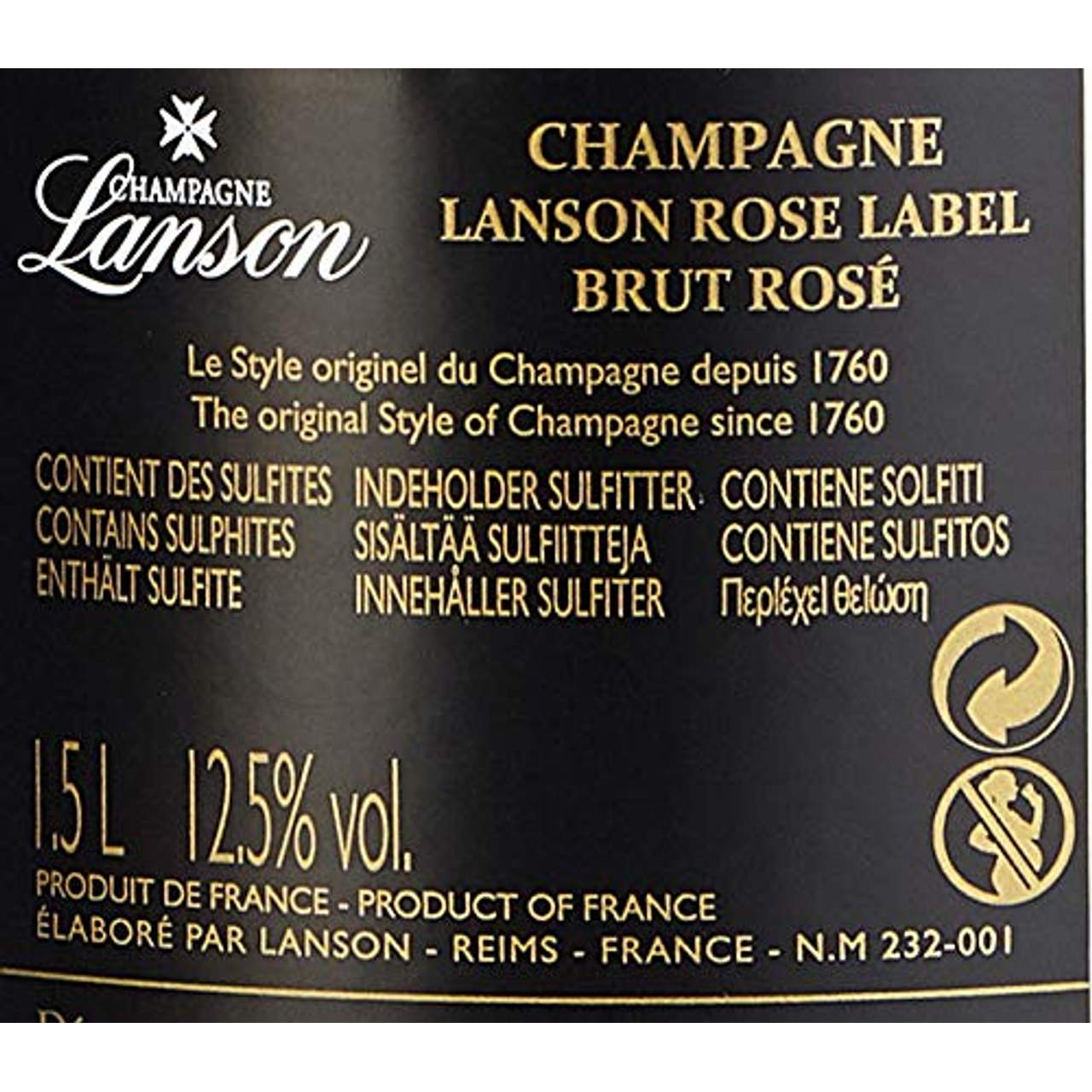 Lanson Le Rosé Roséchampagner