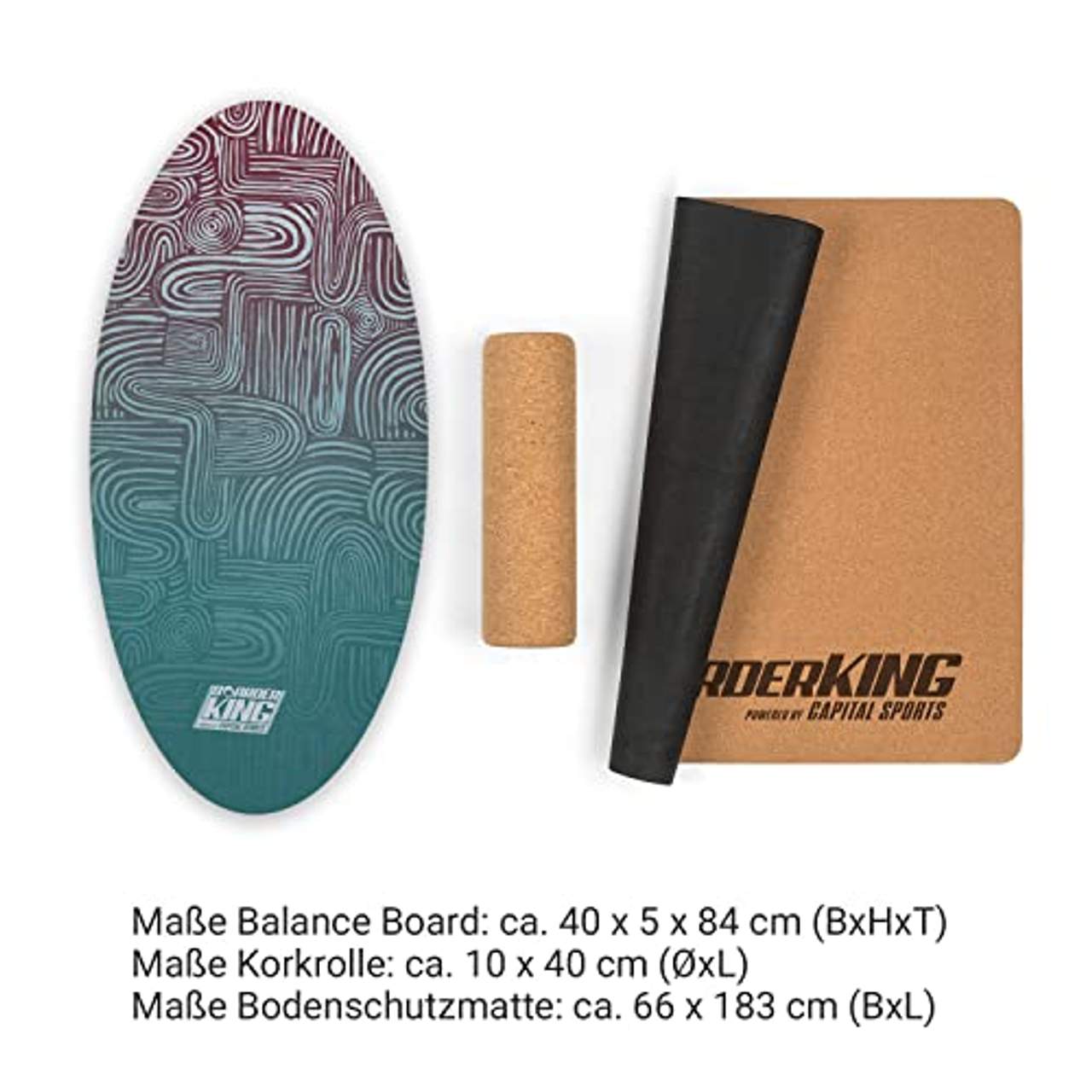 BoarderKING Indoorboard All-Rounder Balance Board