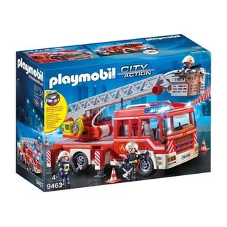 PLAYMOBIL 9463 Spielzeug-Feuerwehr-Leiterfahrzeug