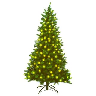 SCHAUMEX Künstlicher Weihnachtsbaum mit LED aus  Premium Spritzguss