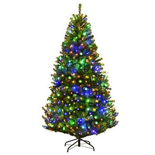 COSTWAY 180 cm LED Künstlicher Weihnachtsbaum