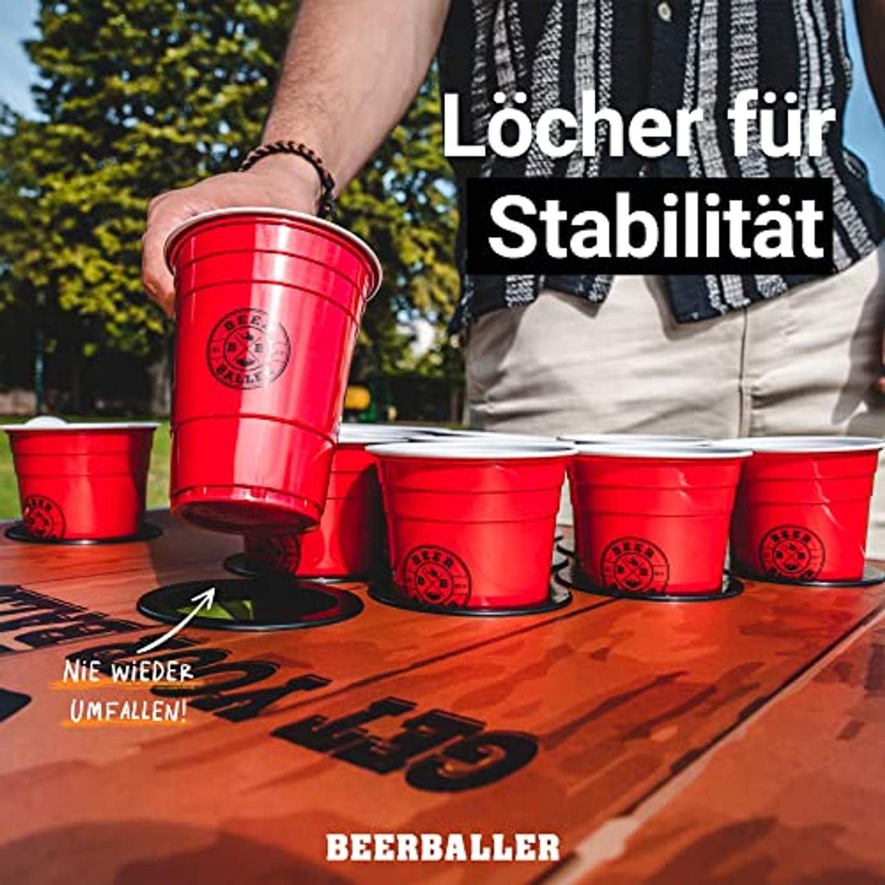 BeerBaller Beer Pong Tisch 