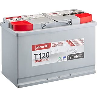 Accurat AGM Batterie 12V 120Ah Versorgungsbatterie Zyklenfest in 6 Varianten