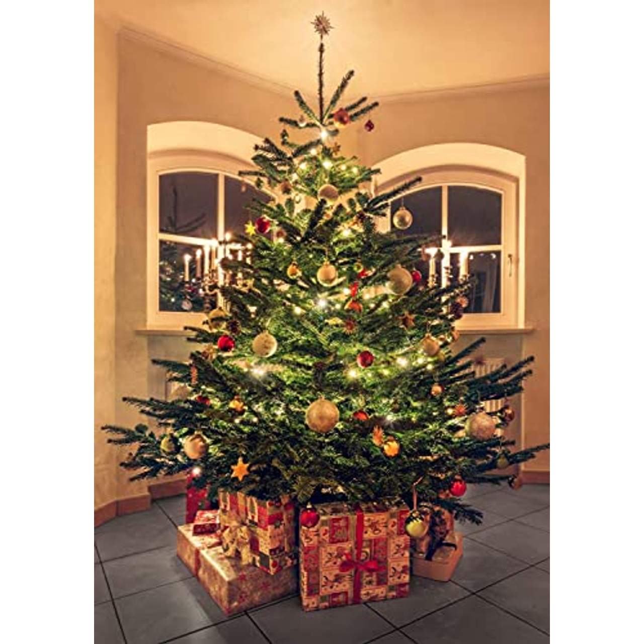 Lichtertanne Echter Weihnachtsbaum 130-150cm