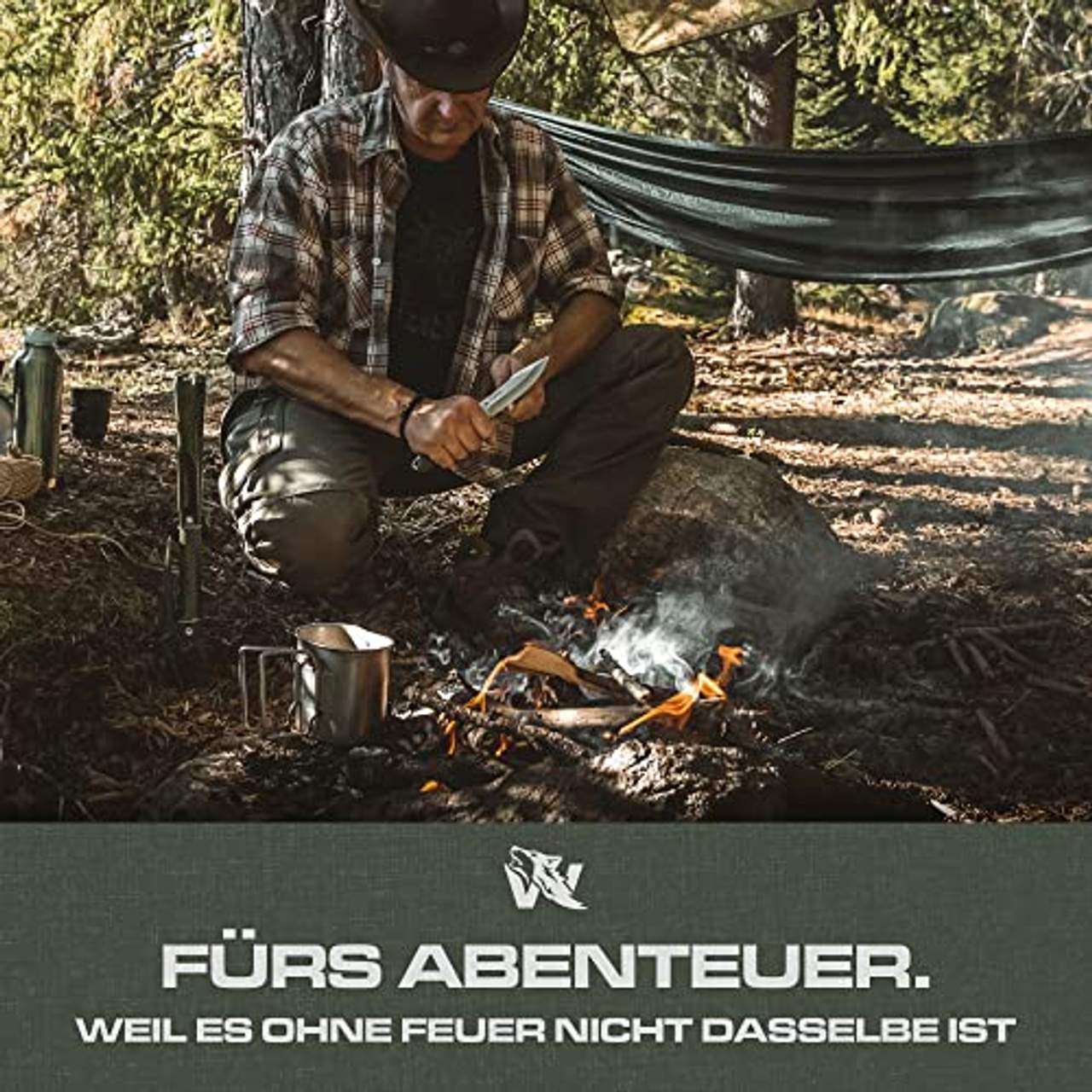 Wolfgangs Feuerstahl Outdoor Magnesium Feuerstein Survival