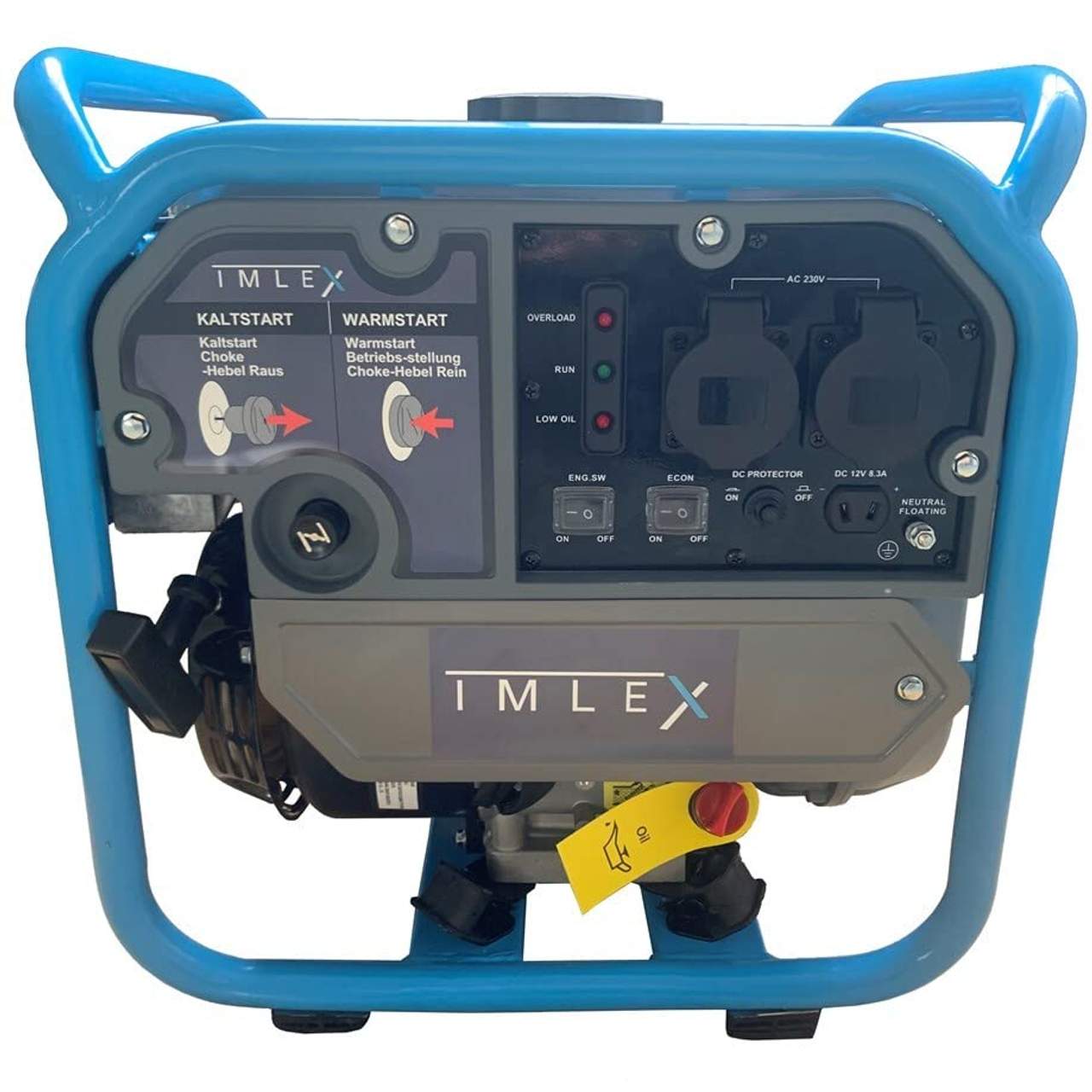IMLEX Inverter Technologie für sensible Elektronik Stromerzeuger Benzin Notstromaggregat