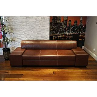 Super Lange Echtleder 3 Sitzer Sofa London Breite 238cm