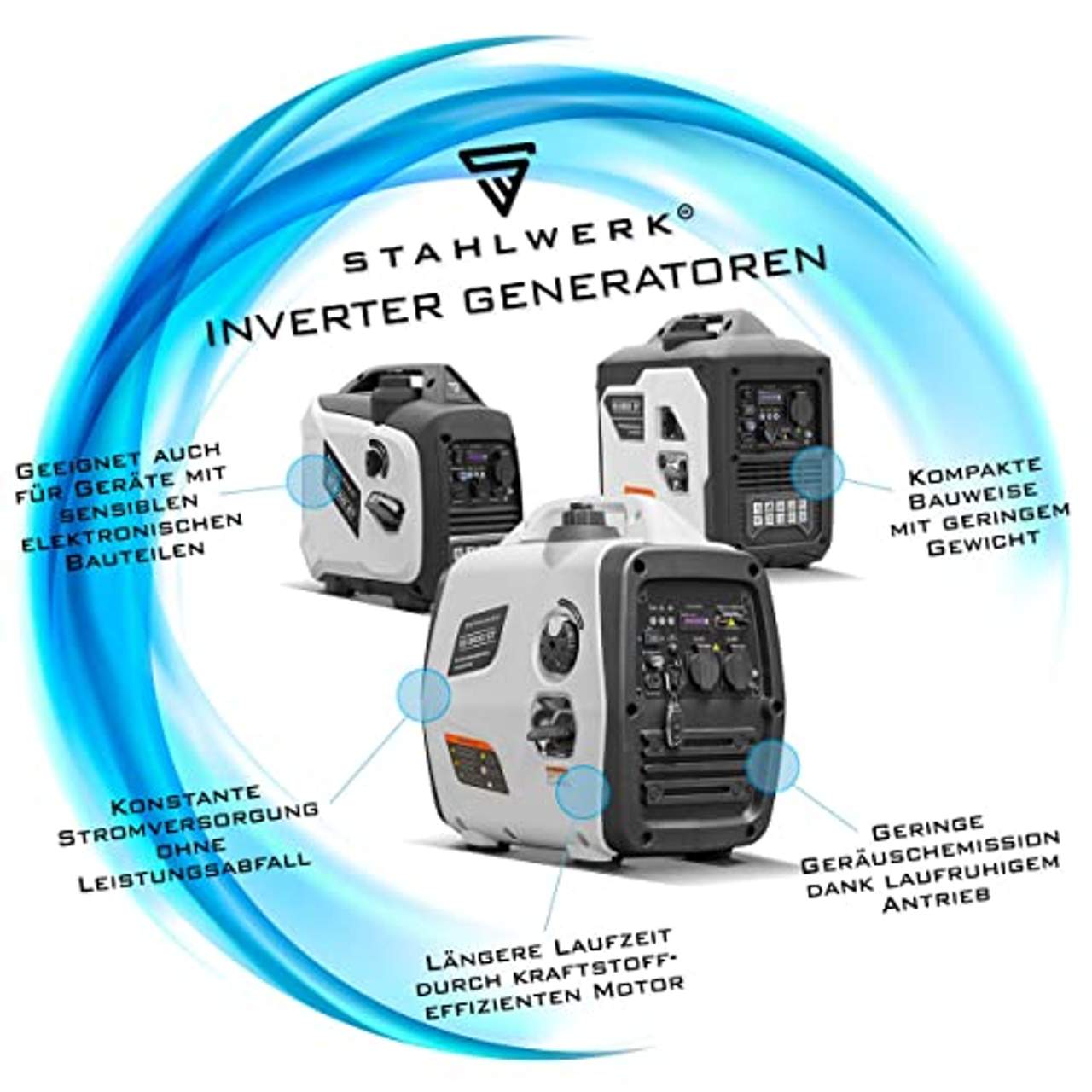 STAHLWERK IG-3500 ST Inverter Benzin Generator