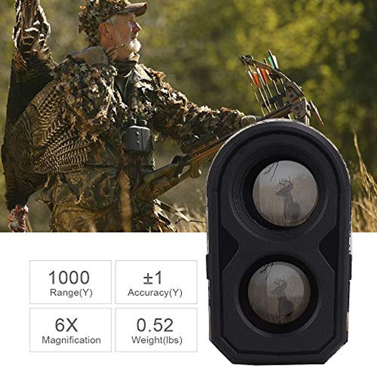 Wowsports Jagd-Entfernungsmesser Entfernungsmesser Laser-Entfernungsmesser