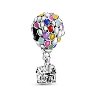 Pandora Disney Up Haus & Luftballons Charm Silber