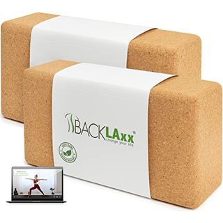 BACKLAxx Yoga Block 2er Set aus Kork