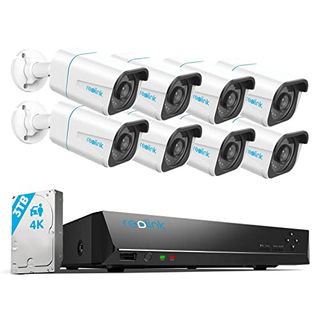 Reolink 4K Überwachungskamera Set 8X 8MP PoE IP Kamera Überwachung Aussen