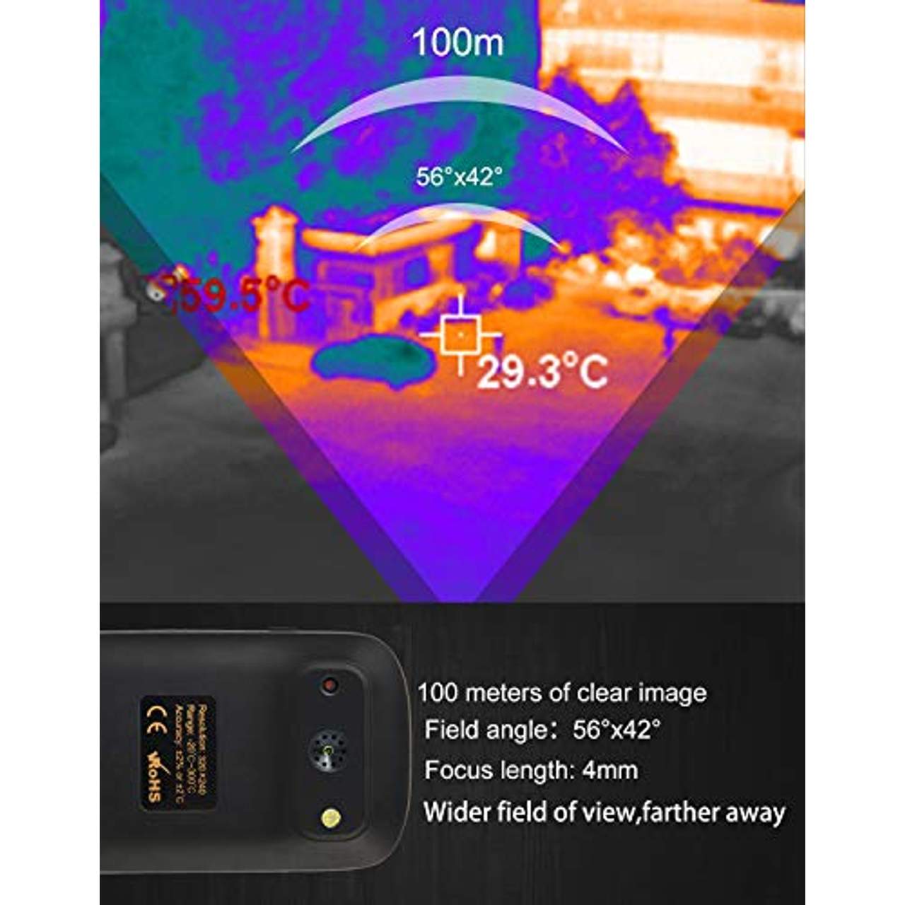Hti-Xintai Wärmebildkamera mit einer IR-Auflösung von 320 x 240