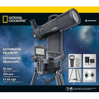 National Geographic Refraktor Teleskop 70/350 mit GoTo-Funktion