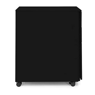 Ergotopia Rollcontainer schwarz abschließbarer Bürocontainer