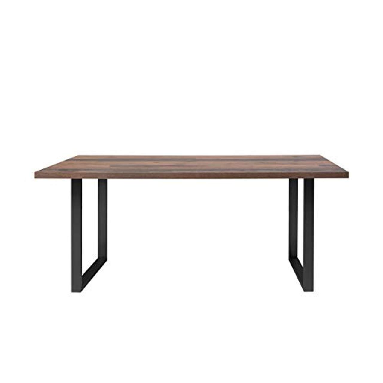 Forte Tischsystem: Tischplatte aus Holzwerkstoff in Old Wood Vintage