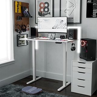 FEZIBO Schreibtisch Höhenverstellbar Elektrisch