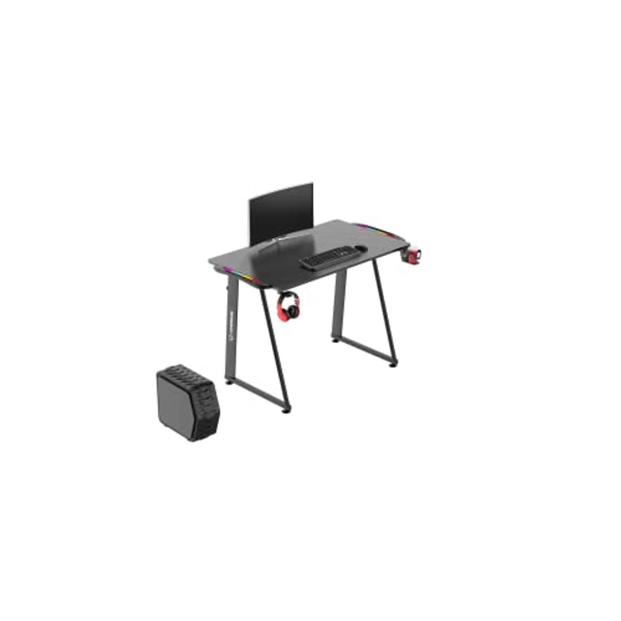 ULTRADESK Enter V2 LED Ergonomischer Gaming-Schreibtisch