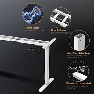 AIMEZO Elektrisch Höhenverstellbarer Schreibtisch Tischgestell