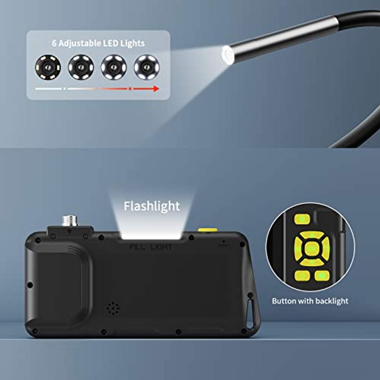 3,9mm Industrie Endoskopkamera Zealtron Endoskop-Inspektionskamera