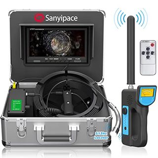 Sanyipace HD Kanalkamera 50m mit Ortung Und Detektor Set