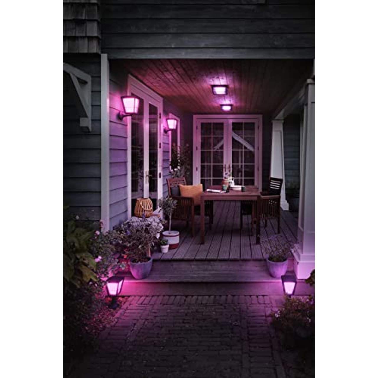 Philips Hue White and Color Ambiance LED Wandleuchte Econic