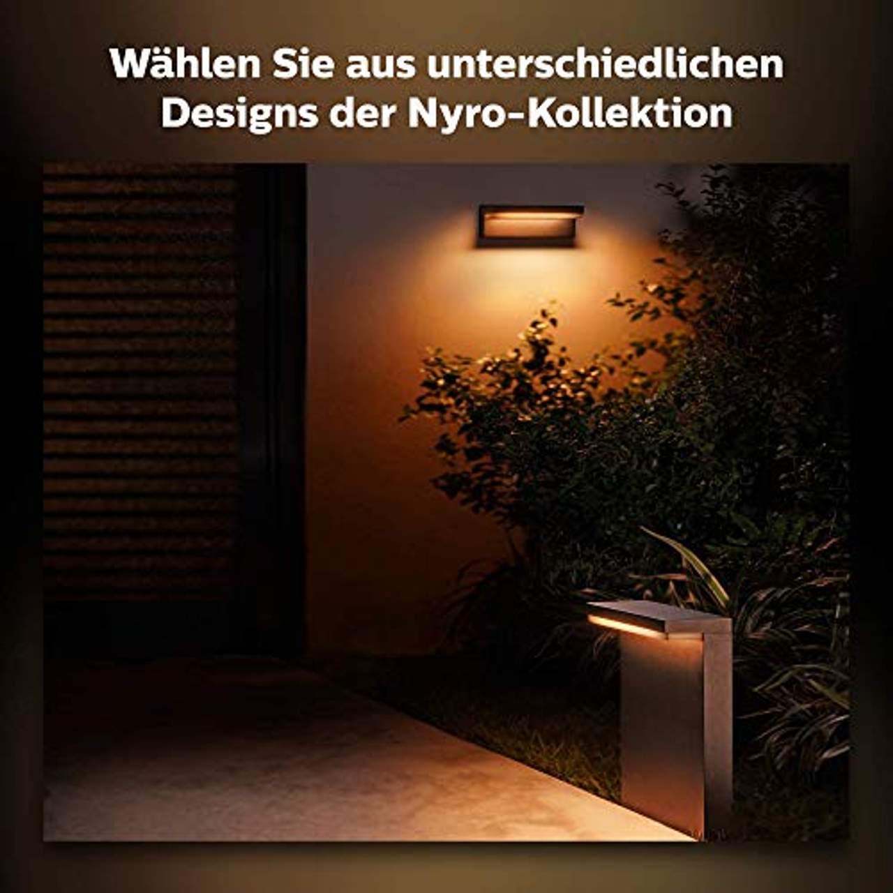 Philips Hue White and Color Ambiance LED Außensockelleuchte Nyro