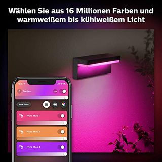 Philips Hue White and Color Ambiance LED Außenwandleuchte Nyro