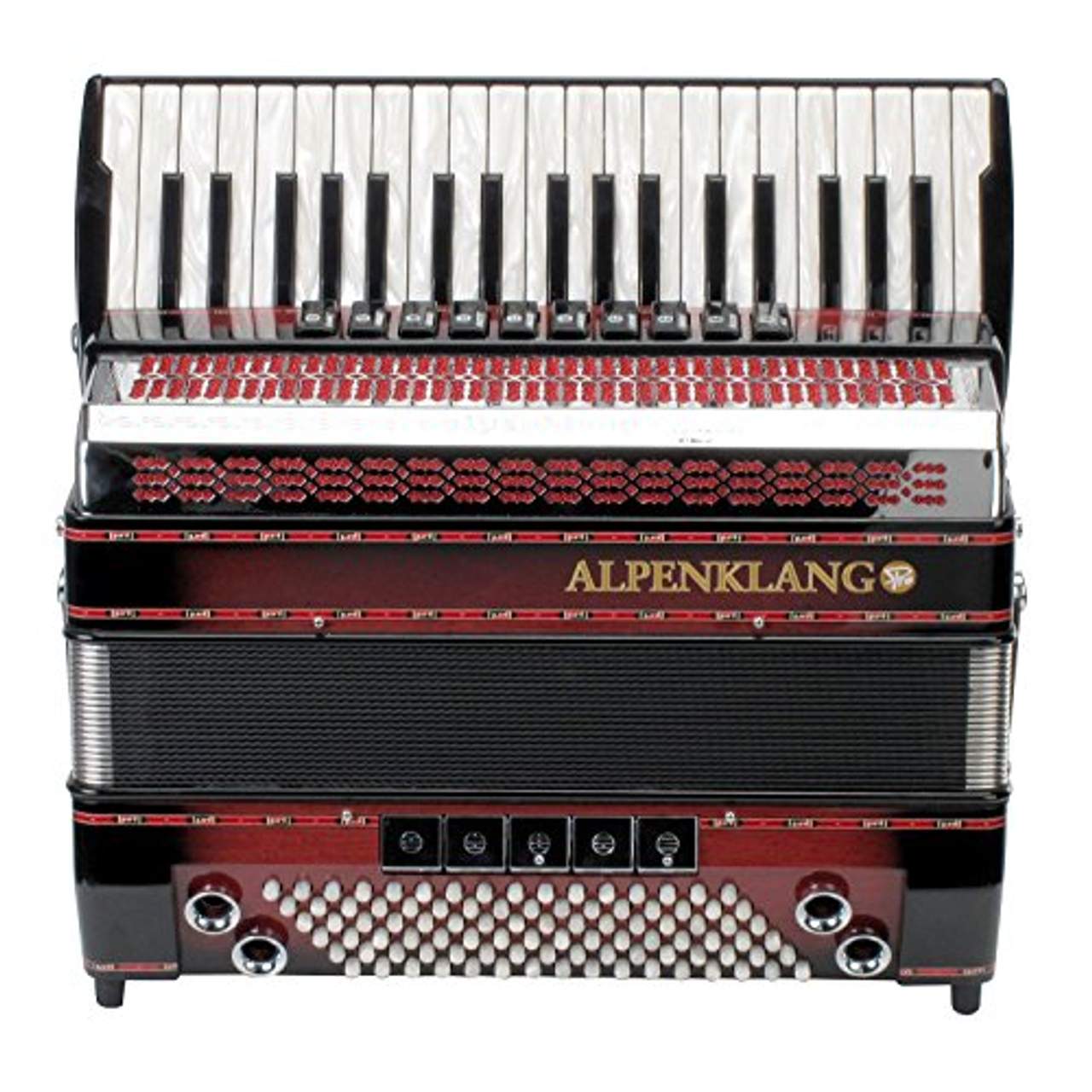 Alpenklang Pro Akkordeon IV 96 MHR Shadow Red