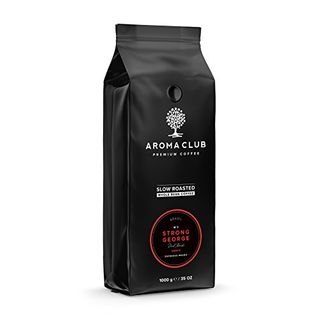 Aroma Club Kaffeebohnen 1kg Dunkel Geröstet Strong George