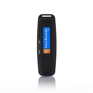 Finetoknow Mini Digitaler Voice Recorder USB Tragbar Flash Player