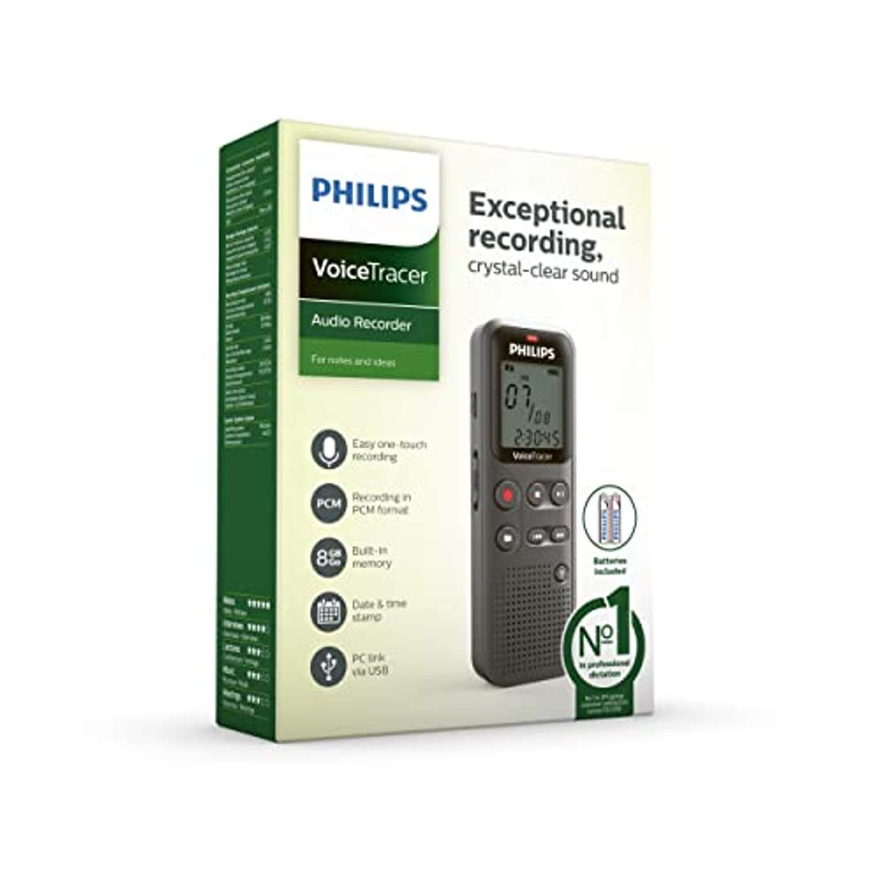 Philips VoiceTracer Audiorecorder DVT1120