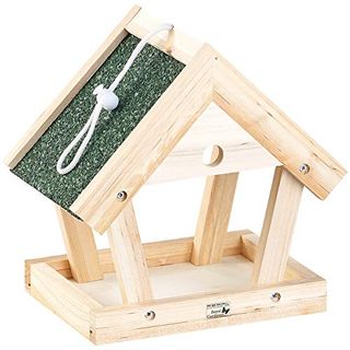 Royal Gardineer Vogelfutterhaus: Vogel-Futterhaus-Bausatz aus Echtholz
