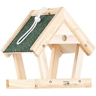 Royal Gardineer Vogelfutterhaus: Vogel-Futterhaus-Bausatz aus Echtholz