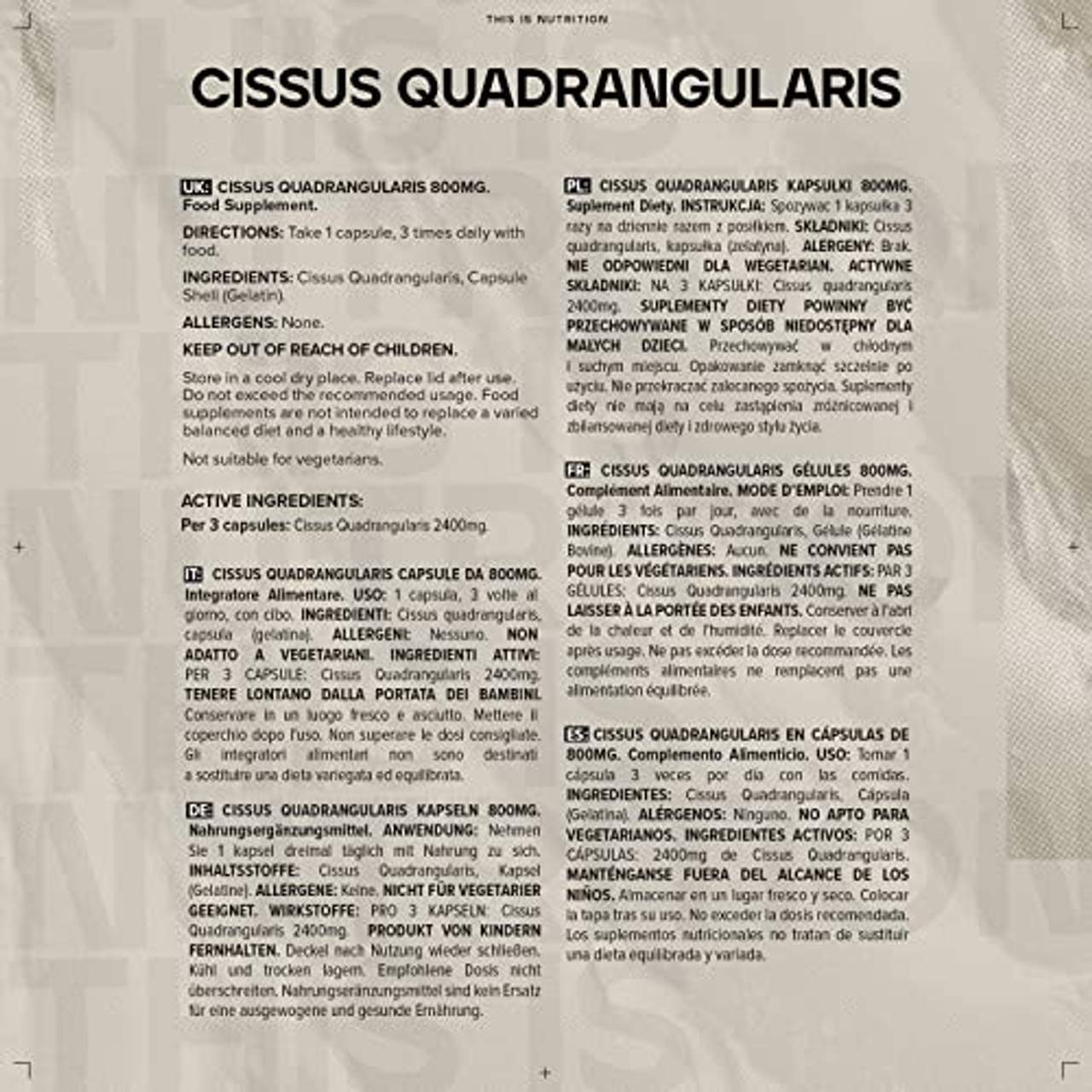 Bulk Cissus Quadrangularis Pulver
