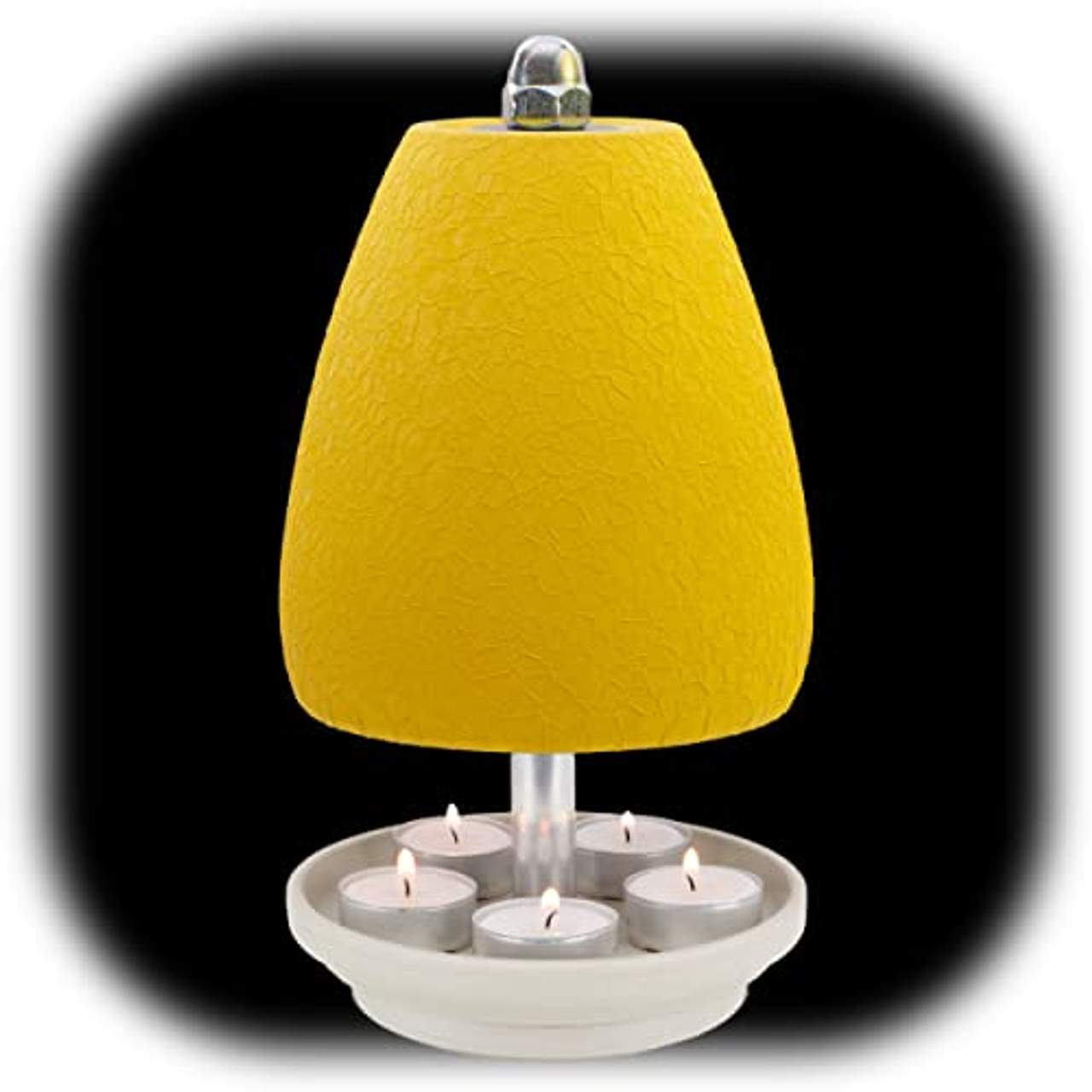 HP-TLL 27/14 5 Kerzen Gelb Teelichtlampe Orchidee Elegante Deko