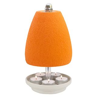 HP-TLL 27/14 5 Kerzen Orange Teelichtlampe Orchidee Elegante Deko