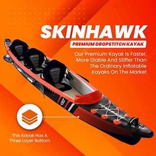 Skinhawk Premium Drop Stitch Kajak 490 Orange